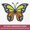 Monarch Butterfly Machine embroidery design files instant download