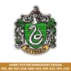 Slytherin Harry Potter Machine Embroidery Design