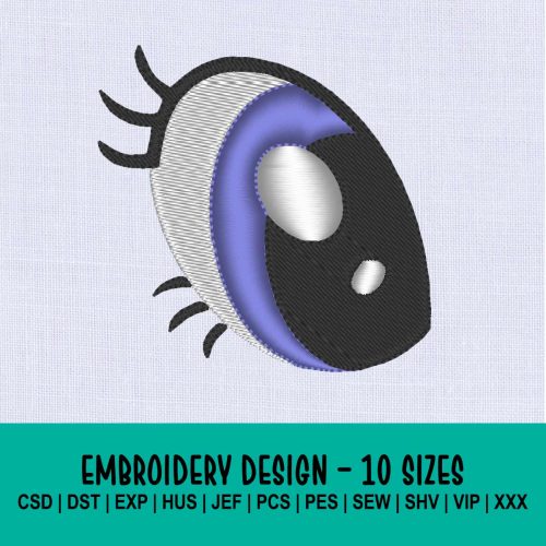 PONY SOFT TOY EYE MACHINE EMBROIDERY DESIGN INSTANT DOWNLOAD