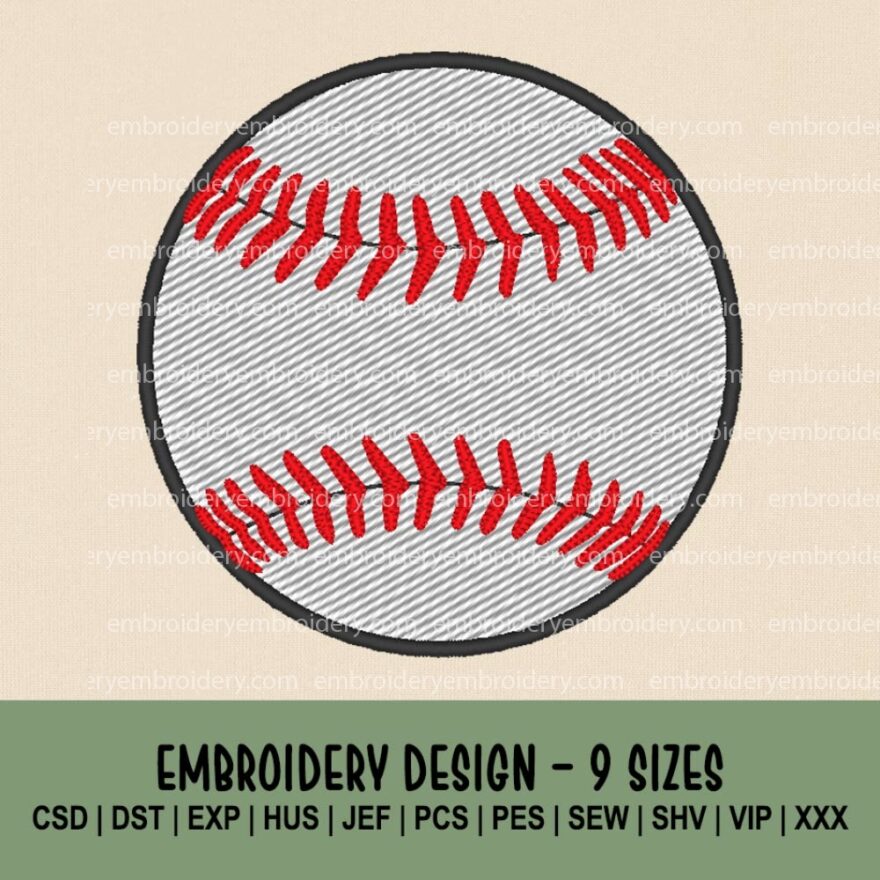 baseball machine embroidery designs Machine Embroidery Design