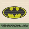 Batman logo Machine embroidery design files
