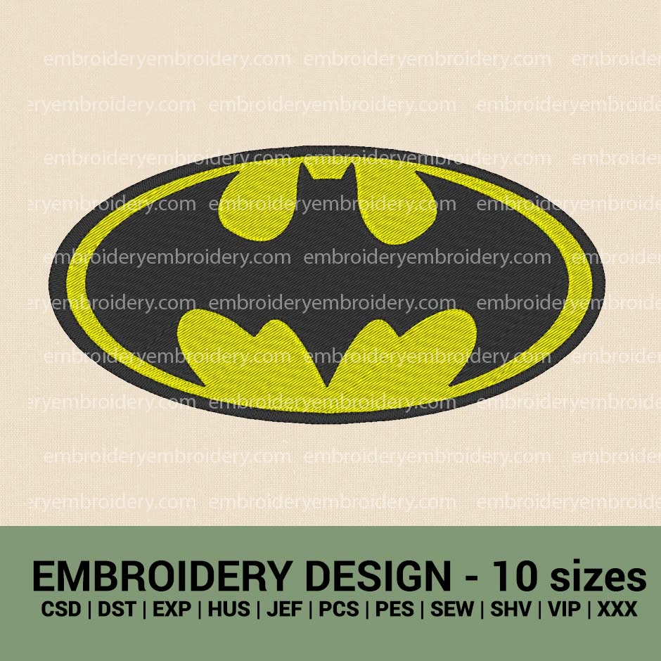 Batman Embroidery Design Embroidery Design File Insta - vrogue.co