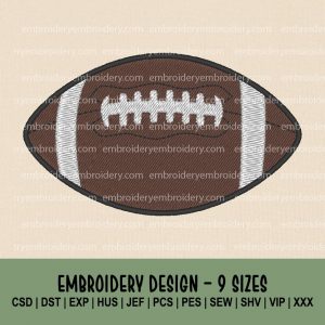 Football Machine Embroidery designs