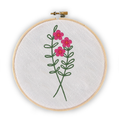 machine embroidery flowers