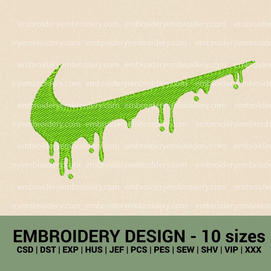 LV Drip v2 Embroidery Design 3 Sizes