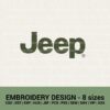 JEEP LOGO MACHINE EMBROIDERY DESIGNS INSTANT DOWNLOADS