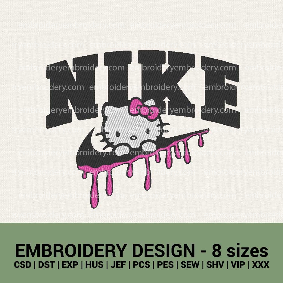 Hello Kitty Swoosh Png, Hello Kitty Nike Png, Nike Logo, 58% OFF