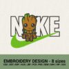 NIKE BABY GROOT LOGO MACHINE EMBROIDERY DESIGNS