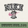 NIKE COW LOGO MACHINE EMBROIDERY DESIGNS INSTANT DOWNLOADS