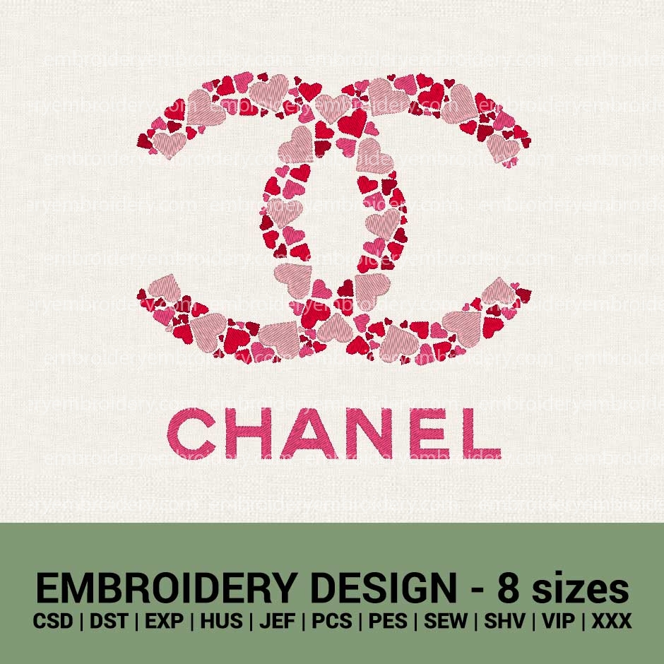 Gucci color logo machine embroidery design files | instant download