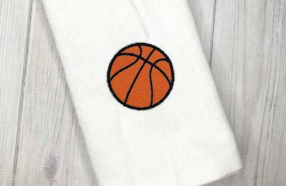 MACHINE EMBROIDERY BASKETBALL GIFT IDEAS