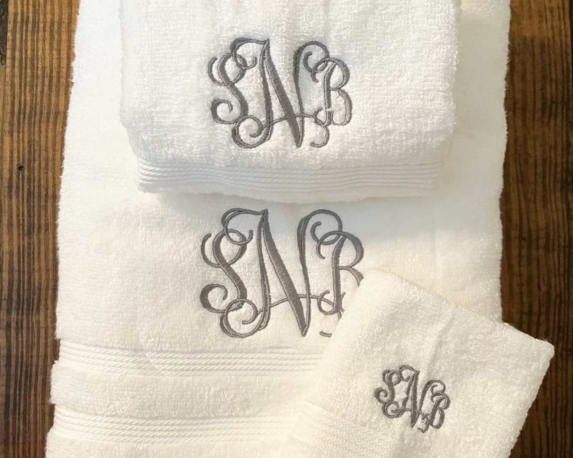 MACHINE EMBROIDERY IDEAS FOR TOWELS