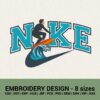 NIKE SURFER LOGO MACHINE EMBROIDERY DESIGNS INSTANT DOWNLOADS