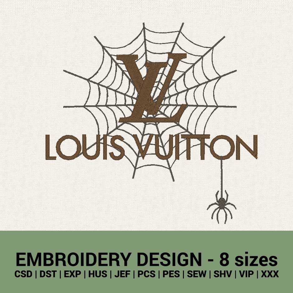 LV Drip v2 Embroidery Design 3 Sizes