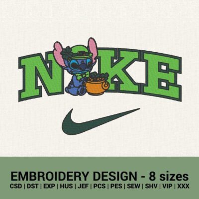 Nike Stitch St. Patrick's logo embroidery design