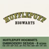 Hufflepuff Hogwarts Harry Potter embroidery design